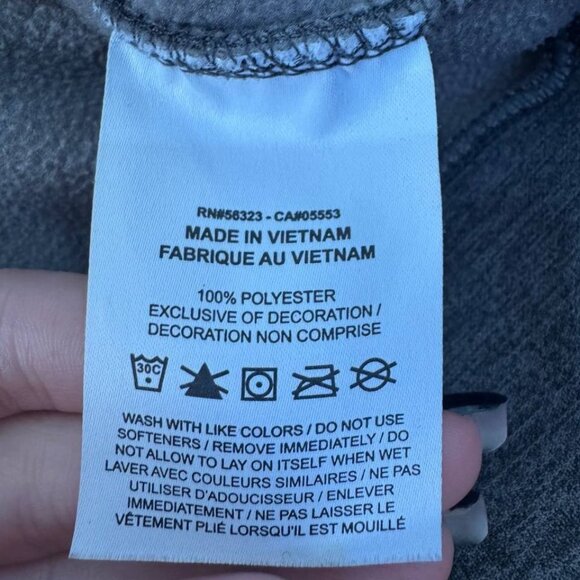 Nike Therma-Fit Full Zip Hoodie CU6231-071 Gray Size S — Made in Vietnam - Picture 7 of 11